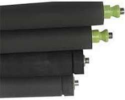 Revestimento de rolos em nitrílica Revestimento de rolos em nitrílica