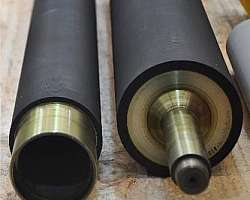 Revestimento de rolos em nitrílica Revestimento de rolos em nitrílica