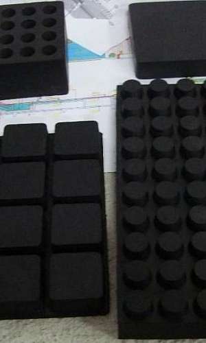 Calço de borracha para molas Calço de borracha para molas