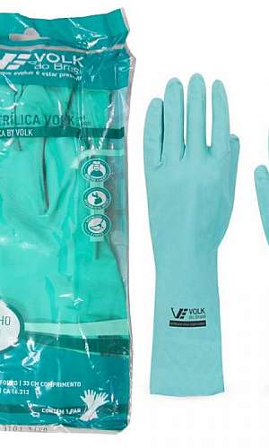 Luva nitrílica com forro Luva nitrílica com forro