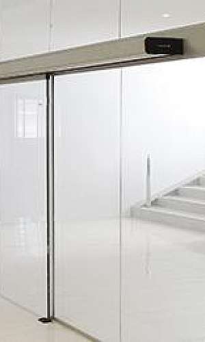 Porta automática telescópica de vidro Porta automática telescópica de vidro